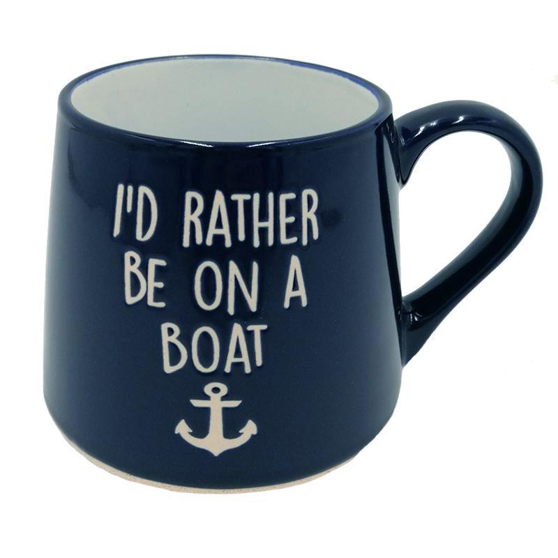 Rather Be On A Boat Mug